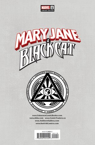 MARY JANE & BLACK CAT 1 JAY ANACLETO EXCLUSIVE VARIANT (12/21/2022) SHIPS 1/11/2023 BACKISSUE