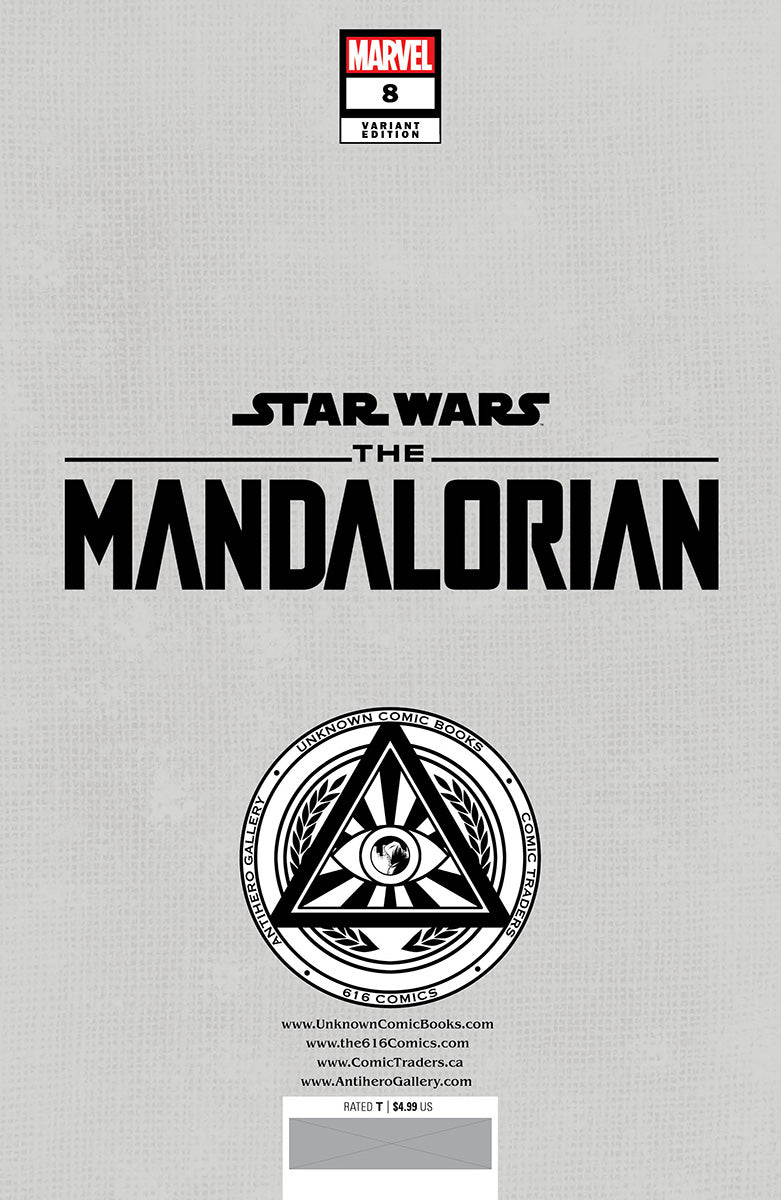 STAR WARS: THE MANDALORIAN 8 TYLER KIRKHAM EXCLUSIVE VARIANT 2 PACK (3/1/2023) SHIPS 3/22/2023 BACKISSUE