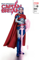 BETSY BRADDOCK: CAPTAIN BRITAIN 1 MIGUEL MERCADO EXCLUSIVE VARIANT 2 PACK (2/22/2023) SHIPS 3/15/2023 BACKISSUE