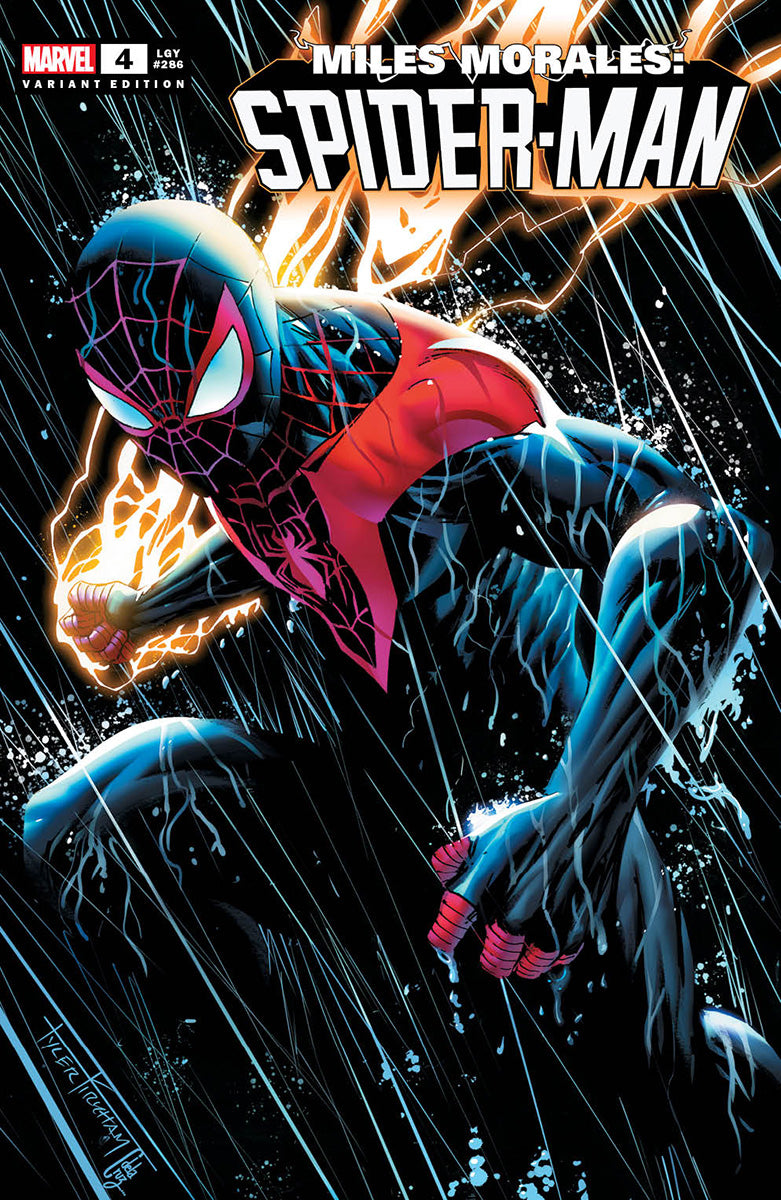 MILES MORALES: SPIDER-MAN 4 TYLER KIRKHAM EXCLUSIVE VARIANT (3/15/2023) SHIPS 4/6/2023 BACKISSUE