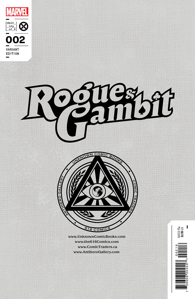 ROGUE & GAMBIT 2 DAVID NAKAYAMA EXCLUSIVE VARIANT (4/5/2023) SHIPS 4/26/2023 BACKISSUE