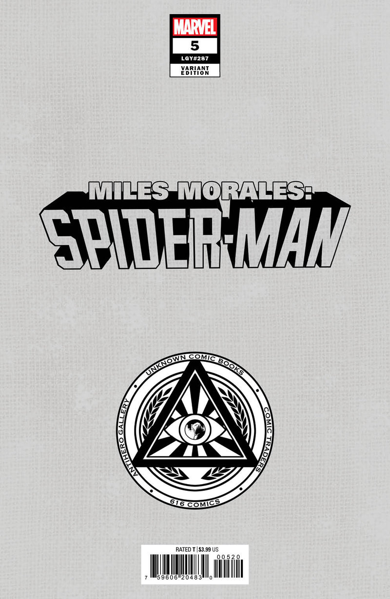 MILES MORALES: SPIDER-MAN 5 TYLER KIRKHAM EXCLUSIVE VARIANT (4/12/2023) SHIPS 5/3/2023 BACKISSUE