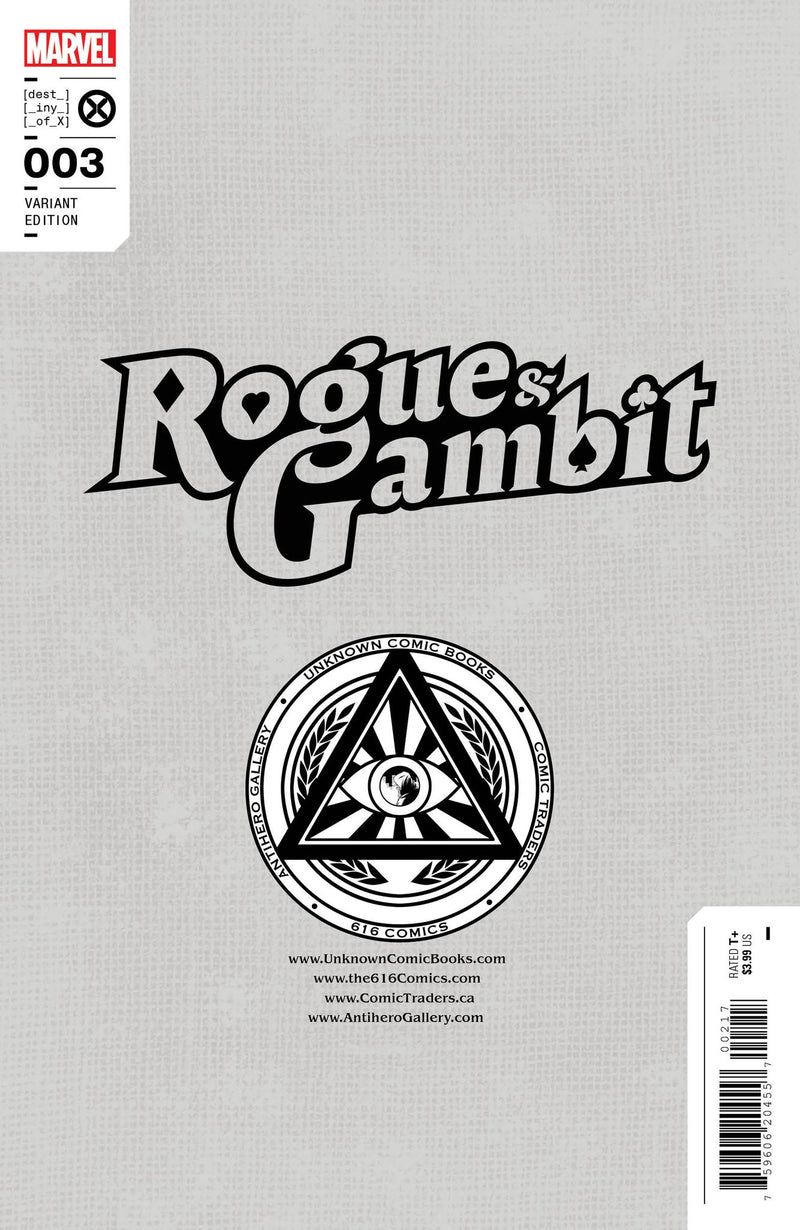 ROGUE & GAMBIT 3 IVAN TAO EXCLUSIVE VARIANT (5/10/2023) SHIPS 5/31/2023 BACKISSUE