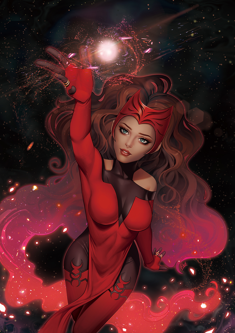 SCARLET WITCH ANNUAL 1 R1C0 EXCLUSIVE VIRGIN VARIANT (6/21/2023) SHIPS 7/12/2023 BACKISSUE