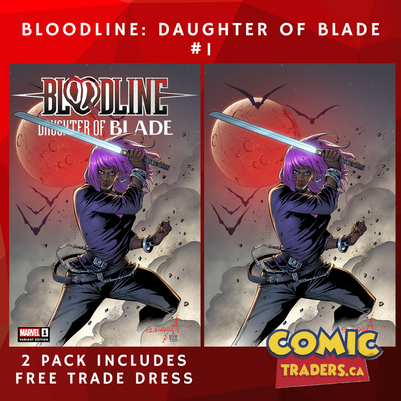 BLOODLINE: DAUGHTER OF BLADE 1 SERGIO DAVILA EXCLUSIVE VARIANT 2 PACK (2/1/2023) SHIPS 2/22/2023 BACKISSUE