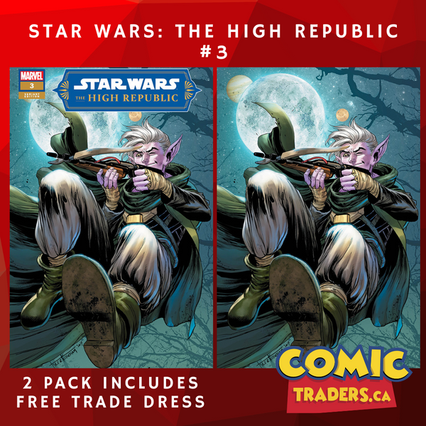 STAR WARS: THE HIGH REPUBLIC 3 2022 TYLER KIRKHAM EXCLUSIVE VARIANT 2 PACK (12/28/2022) SHIPS 1/18/2023 BACKISSUE