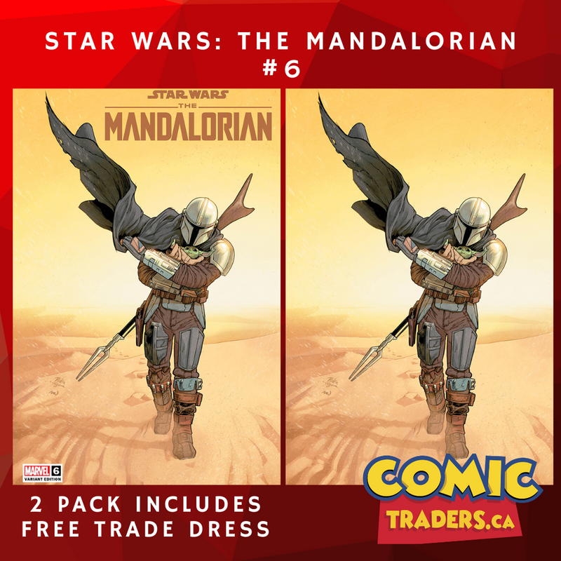 STAR WARS: THE MANDALORIAN 6 RICKIE YAGAWA EXCLUSIVE VARIANT 2 PACK (12/14/2022) SHIPS 1/4/2023 BACKISSUE