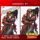 DAREDEVIL 7 TYLER KIRKHAM EXCLUSIVE VARIANT 2 PACK (1/11/2023) SHIPS 2/1/2023 BACKISSUE