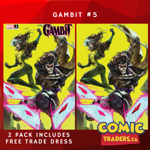 GAMBIT 5 IVAN TAO EXCLUSIVE VARIANT 2 PACK (11/16/2022) SHIPS 12/7/2022 BACKISSUE