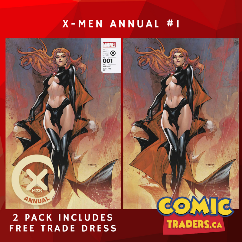 X-MEN ANNUAL 1 STEPHEN SEGOVIA EXCLUSIVE VARIANT 2 PACK (12/21/2022) SHIPS 1/11/2023 BACKISSUE