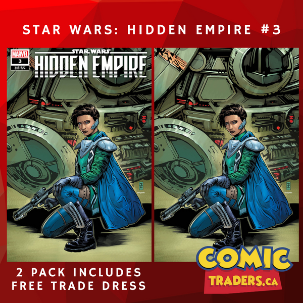 STAR WARS: HIDDEN EMPIRE 3 PATCH ZIRCHER EXCLUSIVE VARIANT 2 PACK (2/8/2023) SHIPS 3/1/2023 BACKISSUE