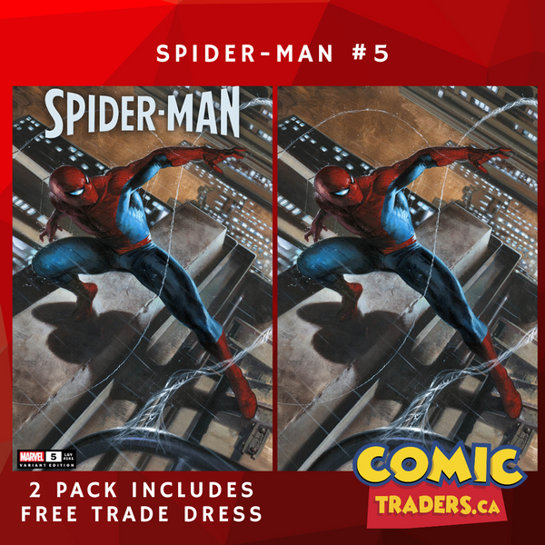 SPIDER-MAN 5 GABRIELE DELL'OTTO EXCLUSIVE VARIANT 2 PACK (2/15/2023) SHIPS 3/8/2023 BACKISSUE