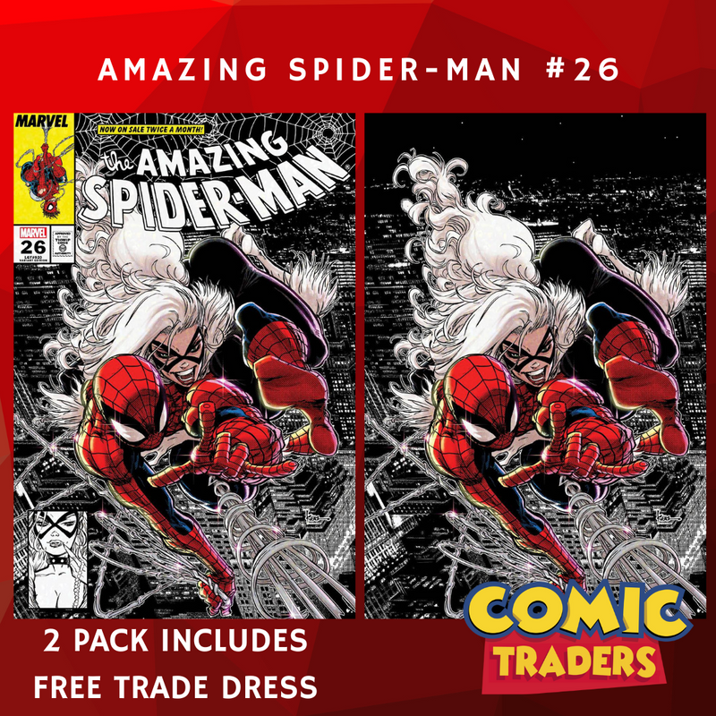 AMAZING SPIDER-MAN 26 KAARE ANDREWS EXCLUSIVE VARIANT 2 PACK (5/24/2023) SHIPS 6/14/2023 BACKISSUE