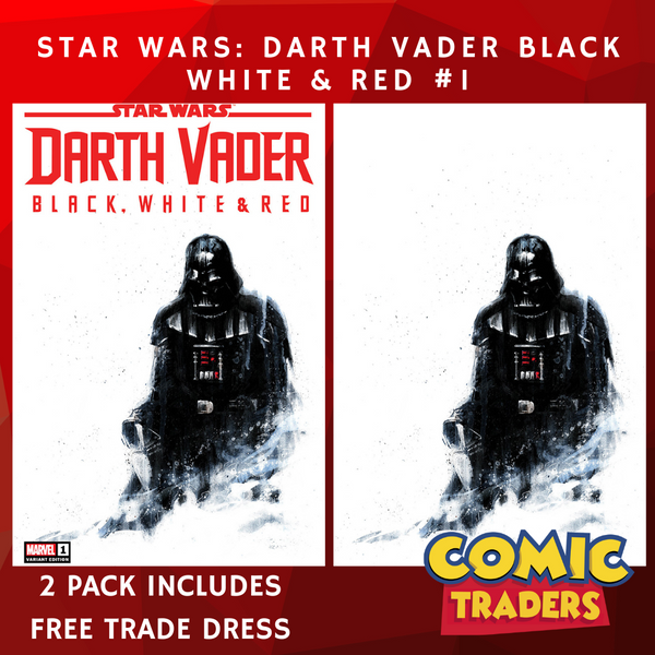 STAR WARS: DARTH VADER - BLACK, WHITE & RED 1 KAARE ANDREWS EXCLUSIVE VARIANT 2 PACK (4/26/2023) SHIPS 5/17/2023 BACKISSUE