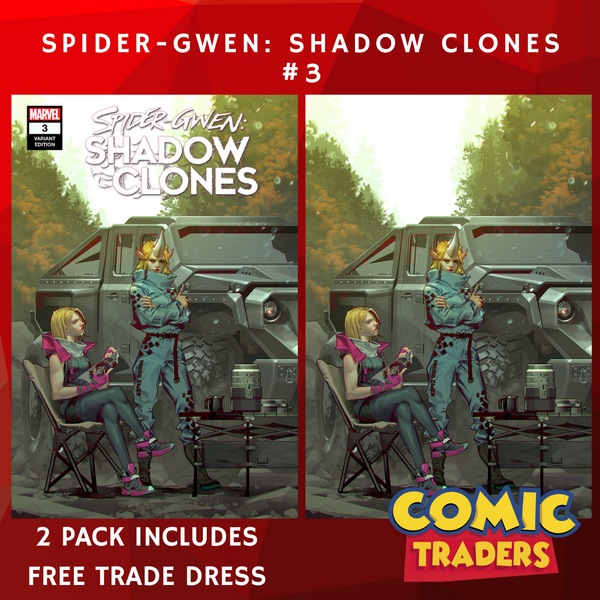 SPIDER-GWEN: SHADOW CLONES 3 KAEL NGU EXCLUSIVE VARIANT 2 PACK (5/10/2023) SHIPS 5/31/2023 BACKISSUE