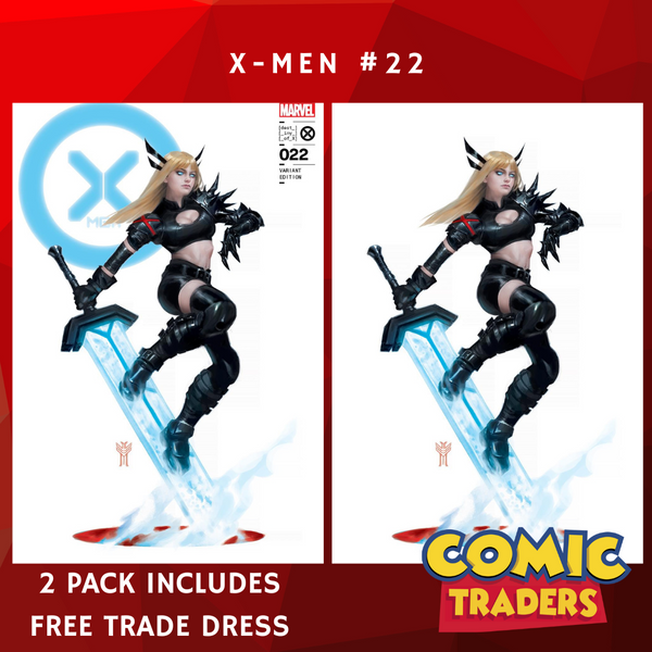 X-MEN 22 MIGUEL MERCADO EXCLUSIVE VARIANT 2 PACK (5/17/2023) SHIPS 6/7/2023 BACKISSUE