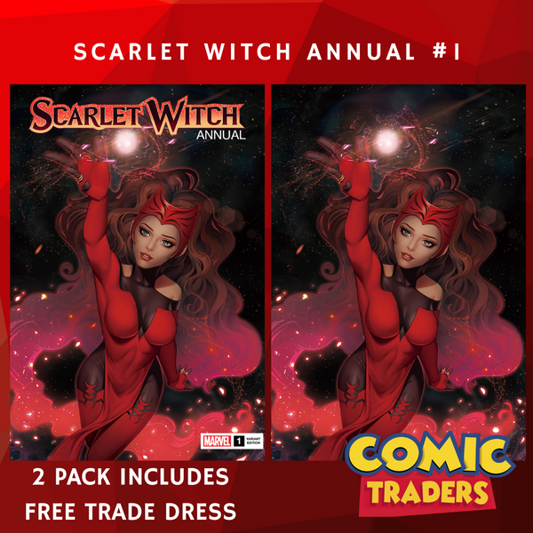 SCARLET WITCH ANNUAL 1 R1C0 EXCLUSIVE VARIANT 2 PACK (6/21/2023) SHIPS 7/12/2023 BACKISSUE