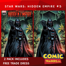 STAR WARS: HIDDEN EMPIRE 5 PATCH ZIRCHER EXCLUSIVE VARIANT 2 PACK (4/5/2023) SHIPS 4/26/2023