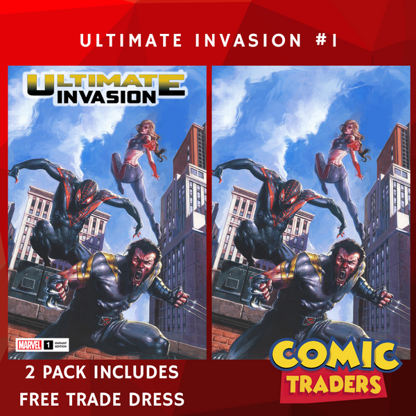 ULTIMATE INVASION 1 DAVIDE PARATORE EXCLUSIVE VARIANT 2 PACK (6/21/2023) SHIPS 7/12/2023 BACKISSUE
