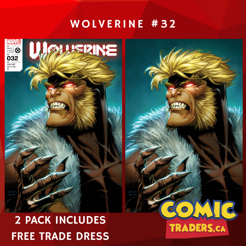 WOLVERINE 32 SCOTT WILLIAMS EXCLUSIVE VARIANT 2 PACK (4/5/2023) SHIPS 4/26/2023) BACKISSUE